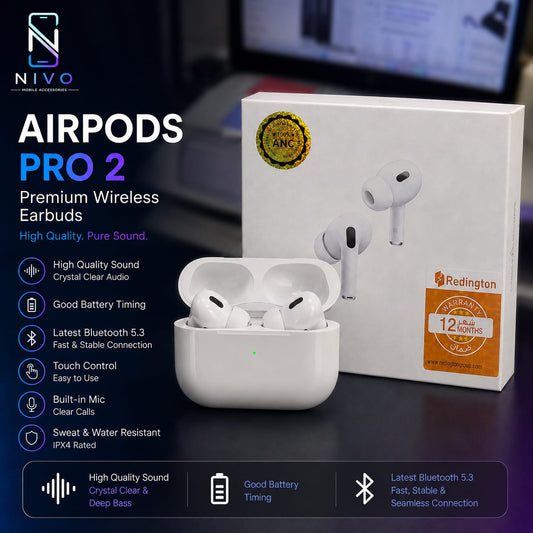 Apple AirPods Pro (2nd Generation) – Wireless Earbuds with MagSafe Charging Case